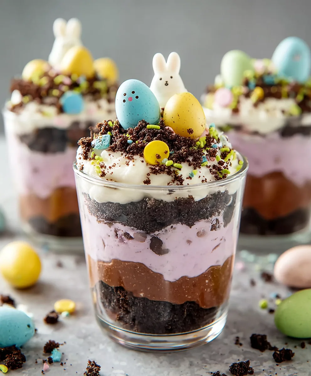 Easter Dirt Cups-Fun Dessert Recipe