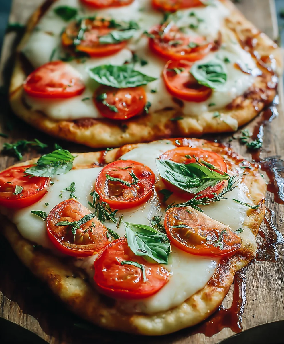 Easy Caprese Naan Pizza-Quick Summer Meal