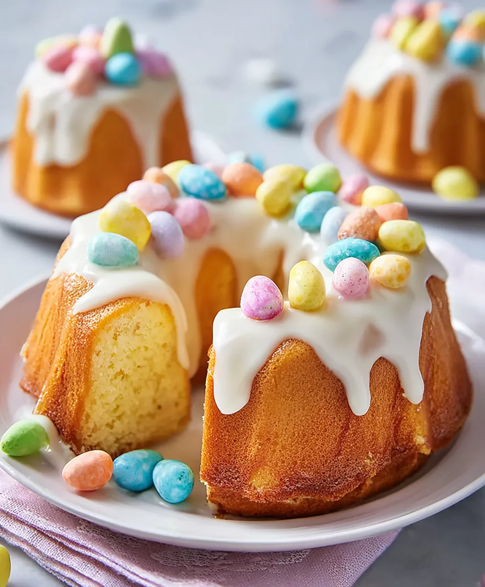 Surprise Inside Easter Bundt Cakes-Festive Treat