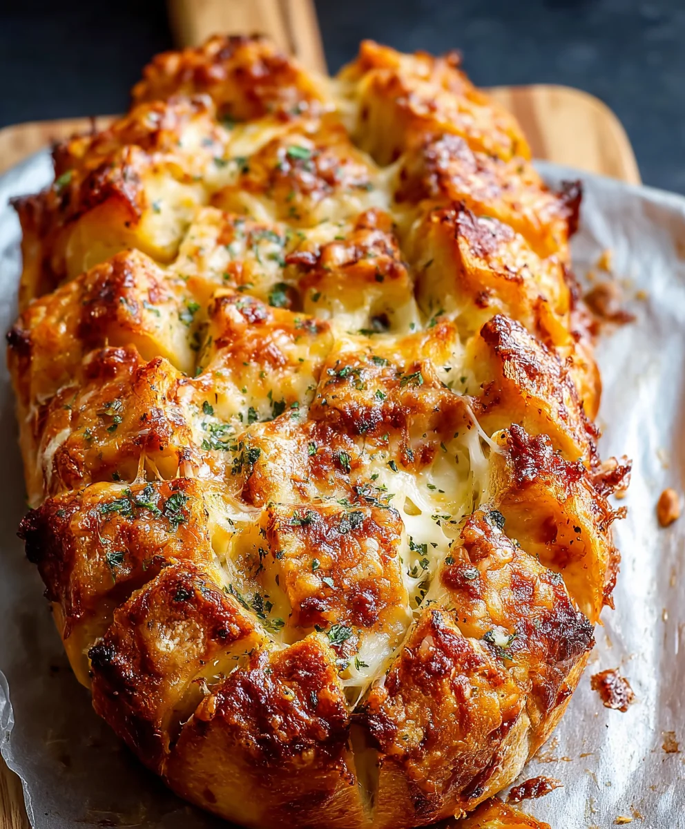Cheesy Pull Apart Pizza Bread- Easy & Delicious Recipe
