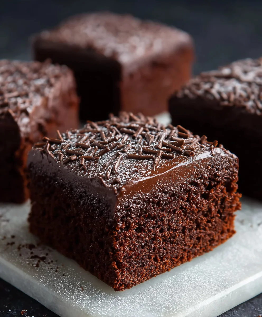Old School Chocolate Traybake Cake-Easy Nostalgic Recipe