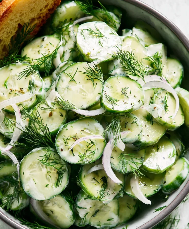 Easy Cucumber Dill Salad – Fresh & Delicious Recipe