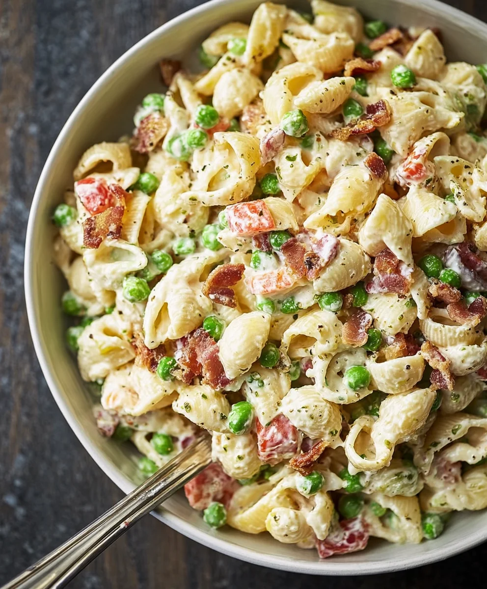 Creamy Pasta Salad- Easy Delicious Recipe