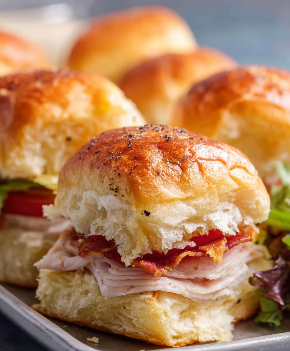 Easy Baked Club Sliders-Flavorful Beef Sandwiches