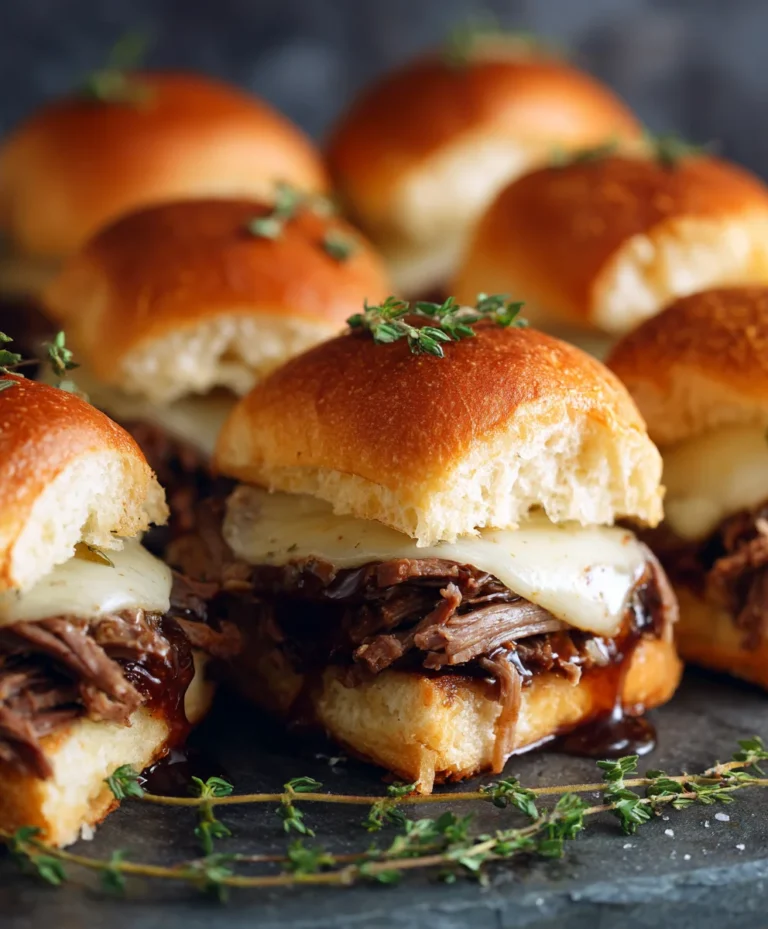 Easy French Dip Sliders – Delicious Beef Sandwiches
