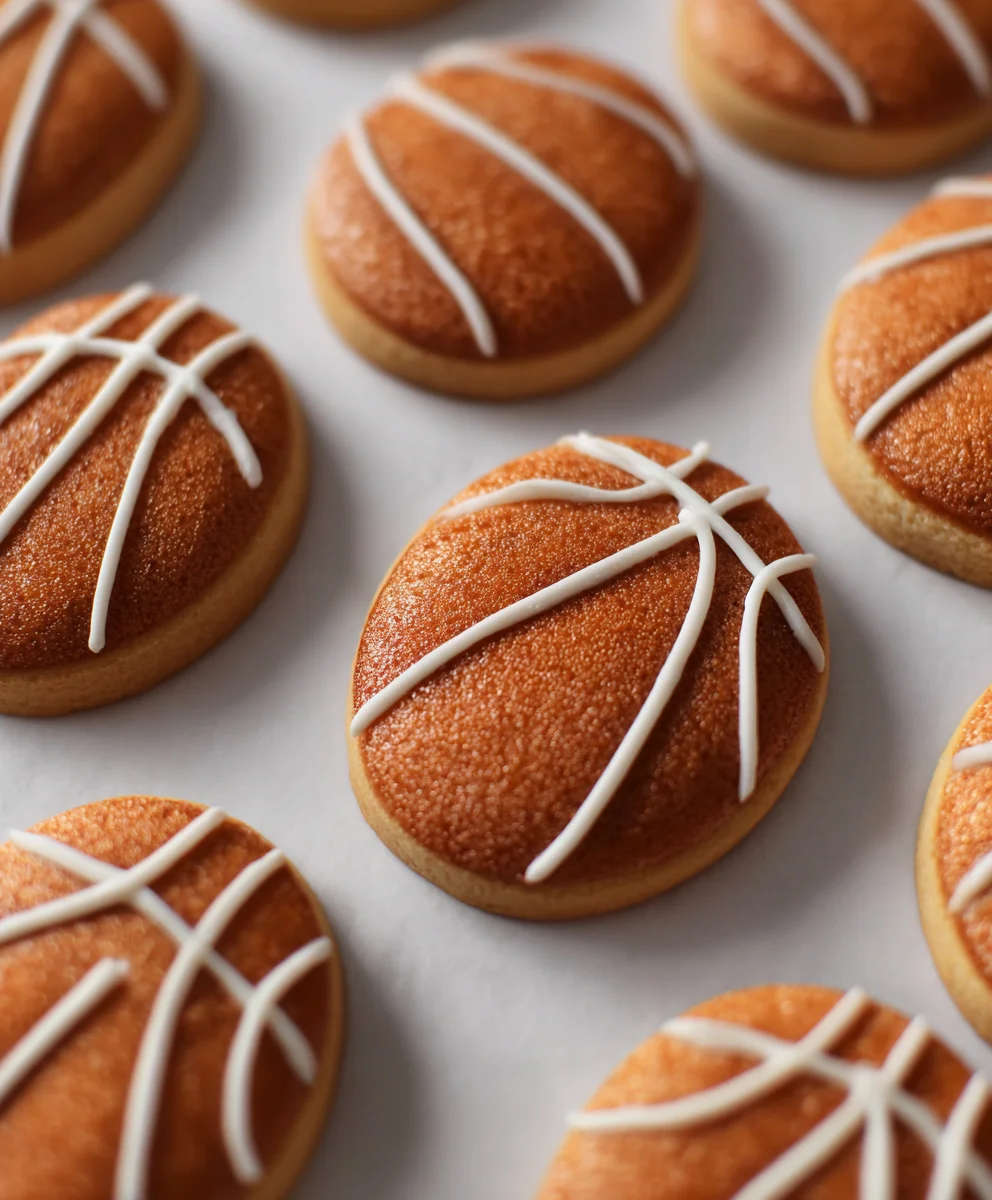Perfectly Piped Basketball Cookies Recipe