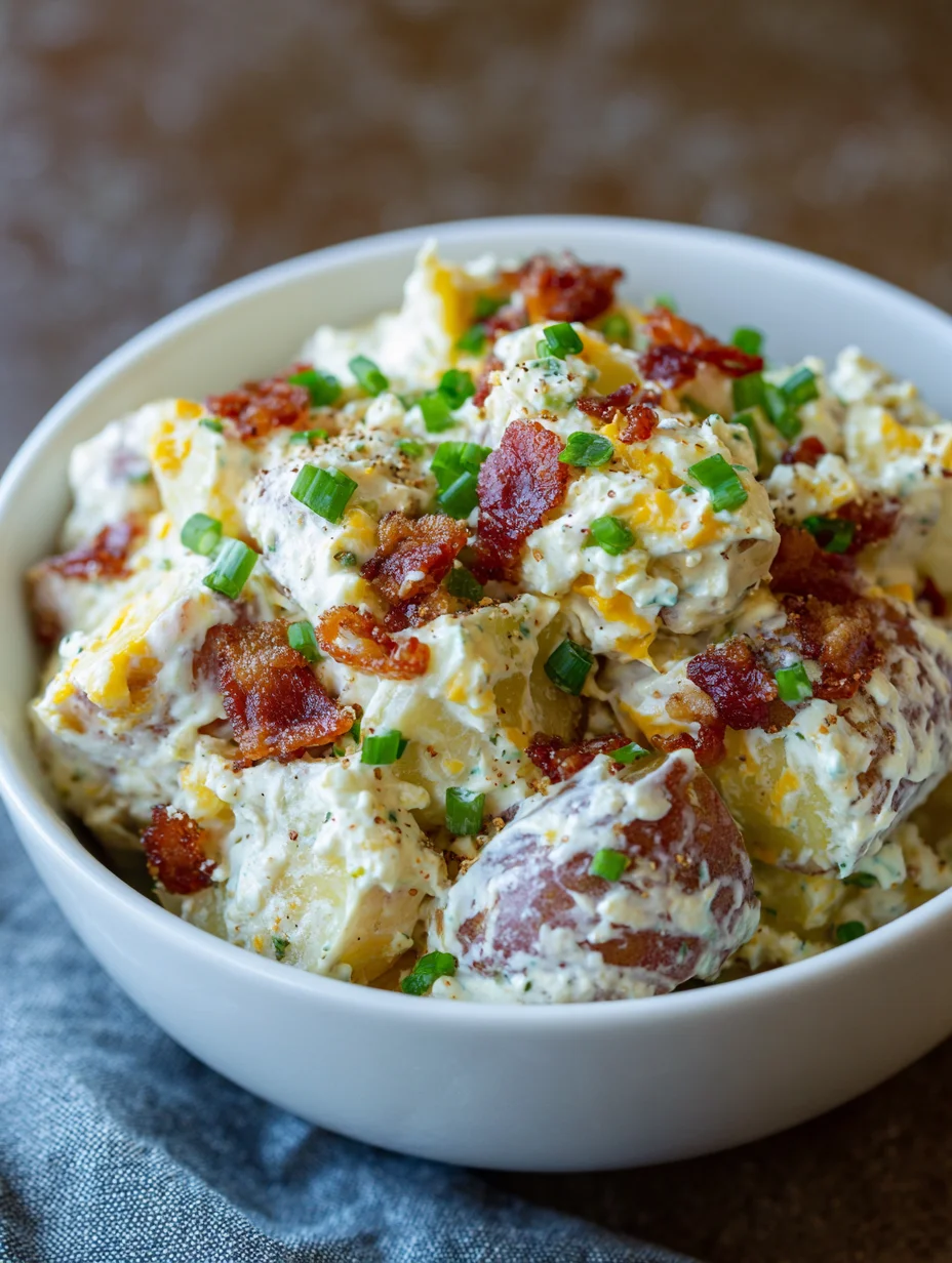 Loaded Beef Baked Potato Salad Canyon Cookout