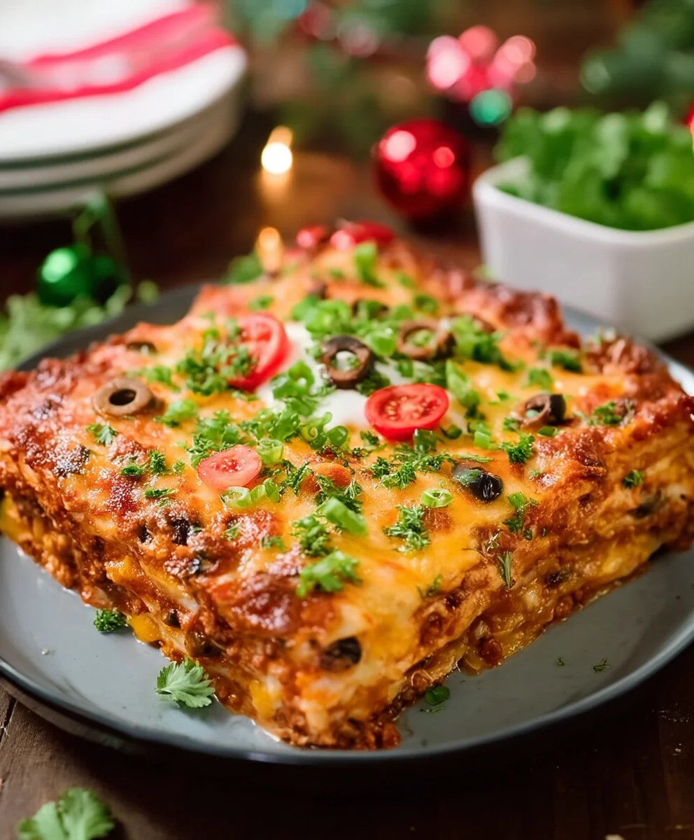 Easy Veggie Mexican Lasagna Recipe-Flavorful & Fun
