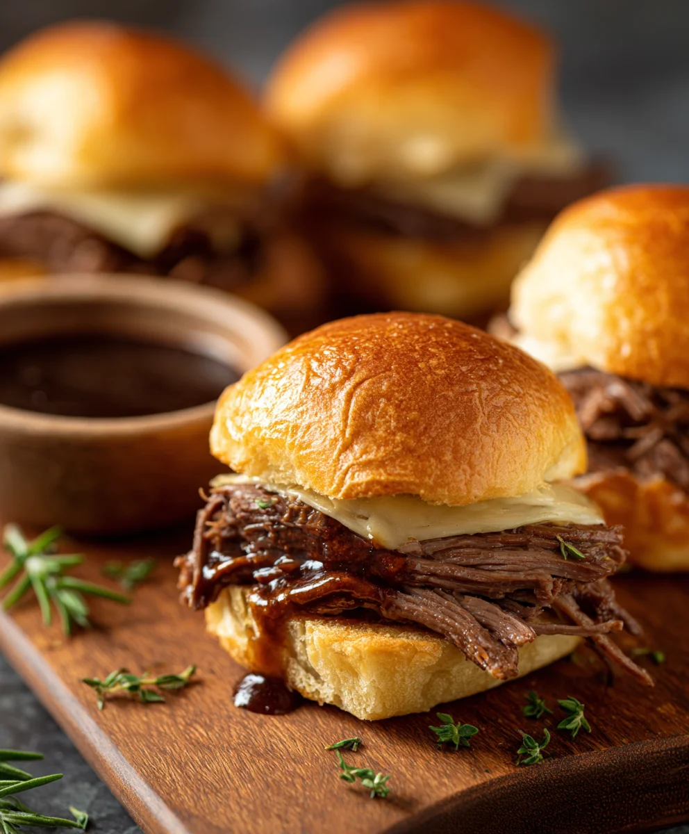 Easy French Dip Sliders - Delicious Beef Sandwiches