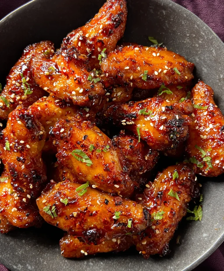 Honey Garlic Chicken Wings- Easy Flavorful Recipe