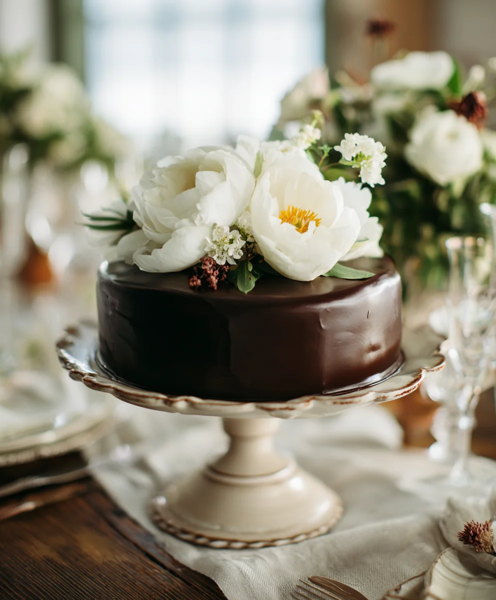 Elegant Black Tie Wedding Reception - Wool Factory Blooms