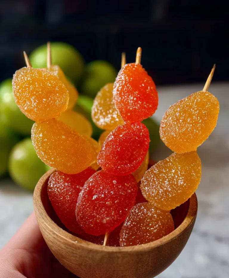 Easy Tanghulu Recipe-Chinese Candied Fruit Fun