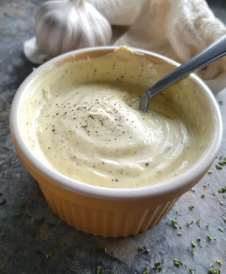 Easy Garlic Aioli Sauce – Creamy & Delicious