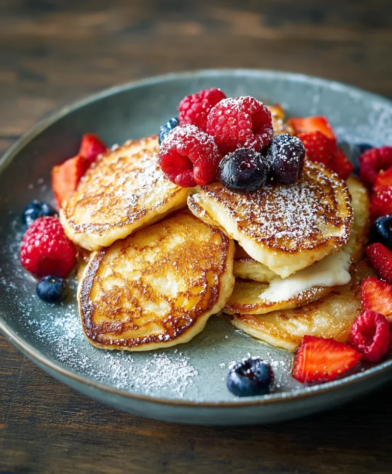 Easy Cottage Cheese Pancakes – Fluffy & Delicious