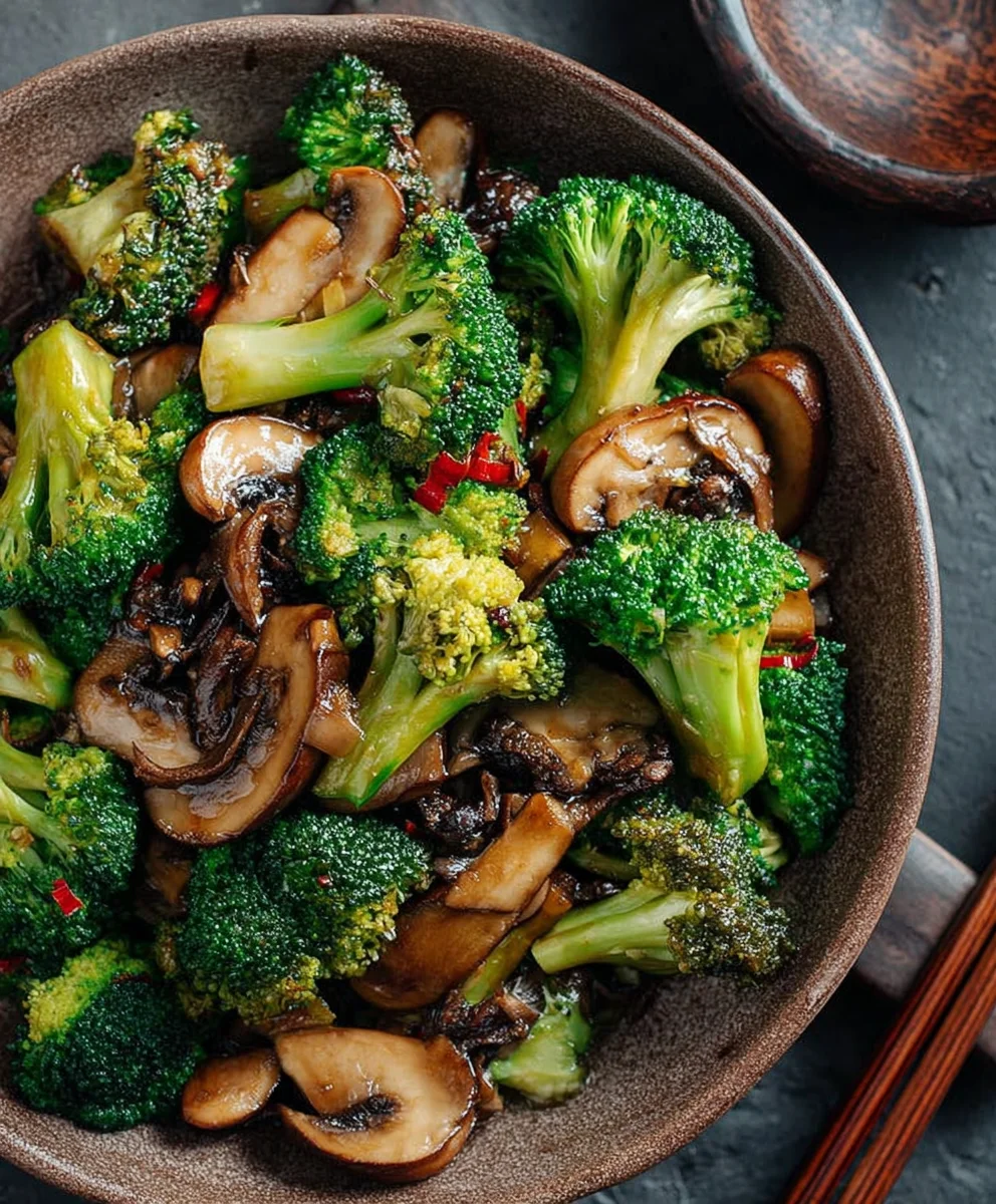 Quick Beef Mushroom Broccoli Stir Fry Recipe
