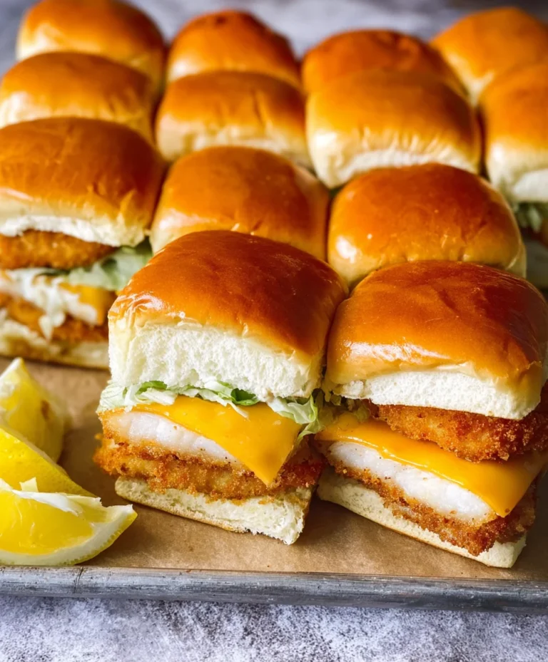 Filet-O-Fish Sliders – Easy Fish Burger Bites