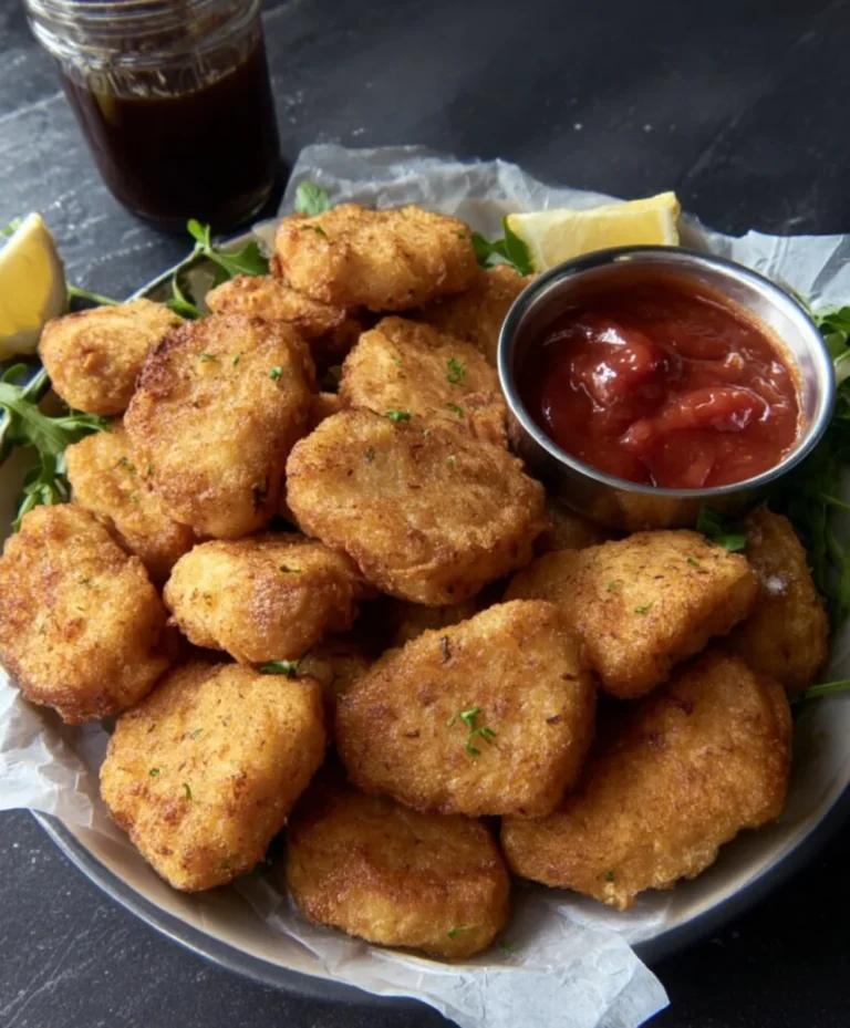 Crispy Baked Chicken Nuggets-Easy Homemade Recipe