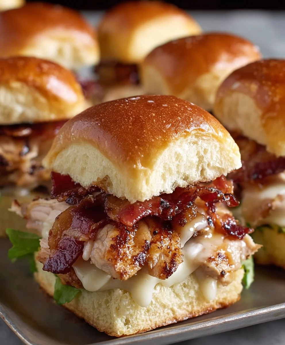Maple Chicken Beef Beef Bacon Sliders - Easy & Flavorful