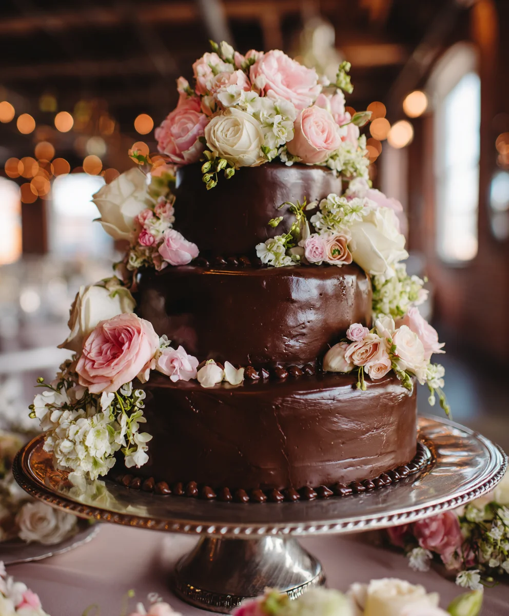 Elegant Black Tie Wedding Reception - Wool Factory Blooms