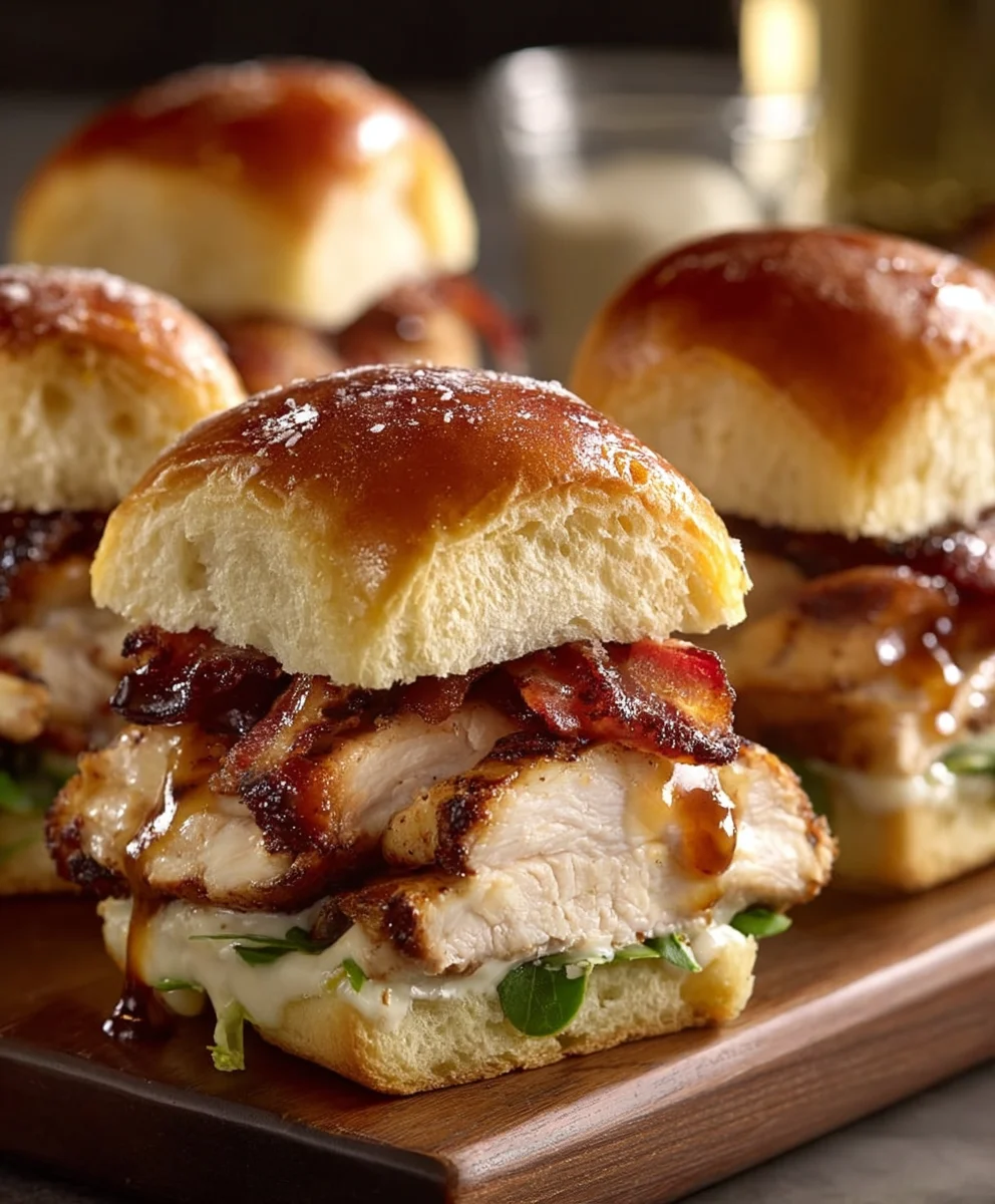 Maple Chicken Beef Beef Bacon Sliders - Easy & Flavorful