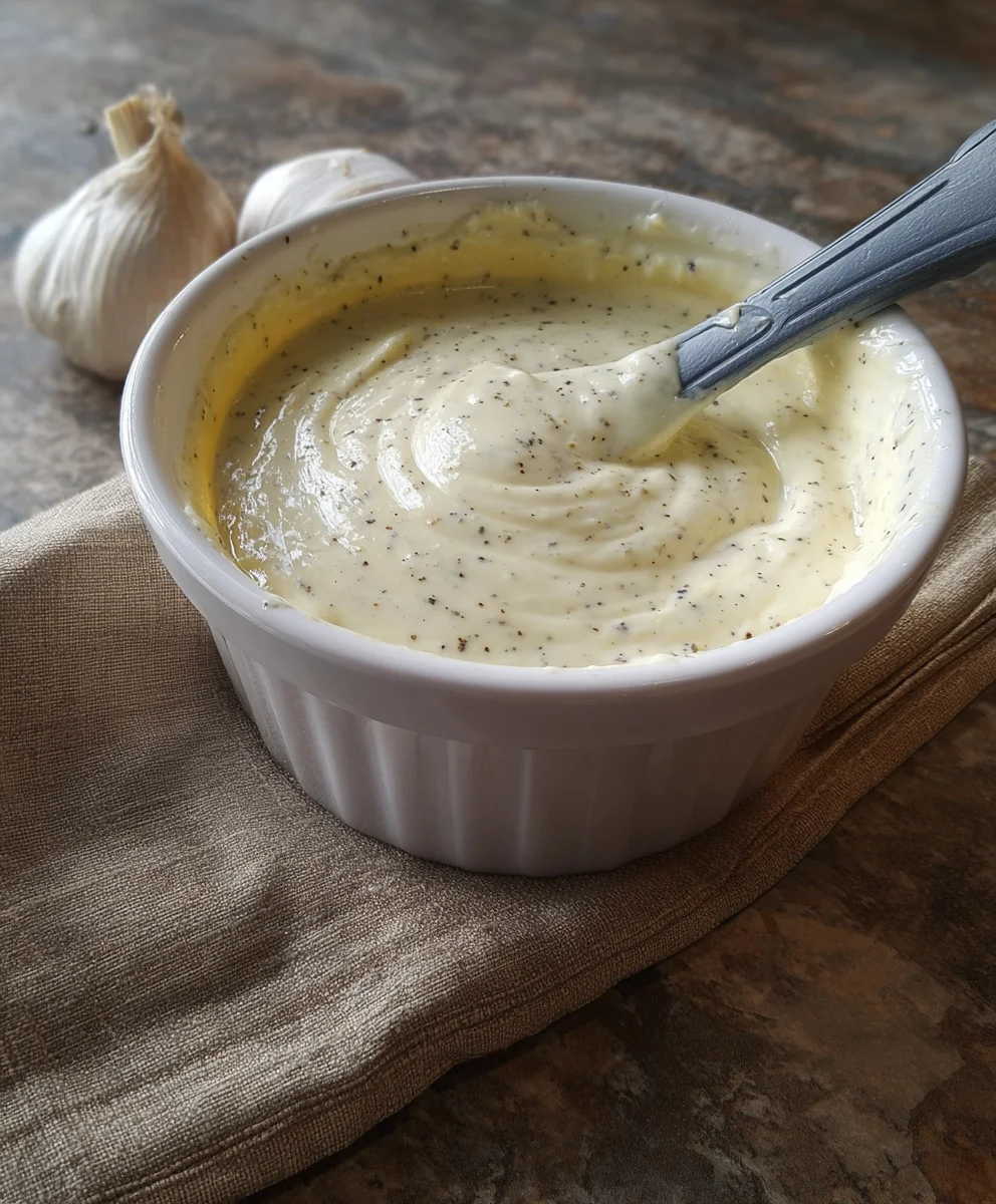 Easy Garlic Aioli Sauce - Creamy & Delicious