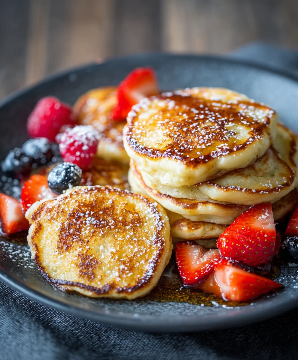 Easy Cottage Cheese Pancakes - Fluffy & Delicious