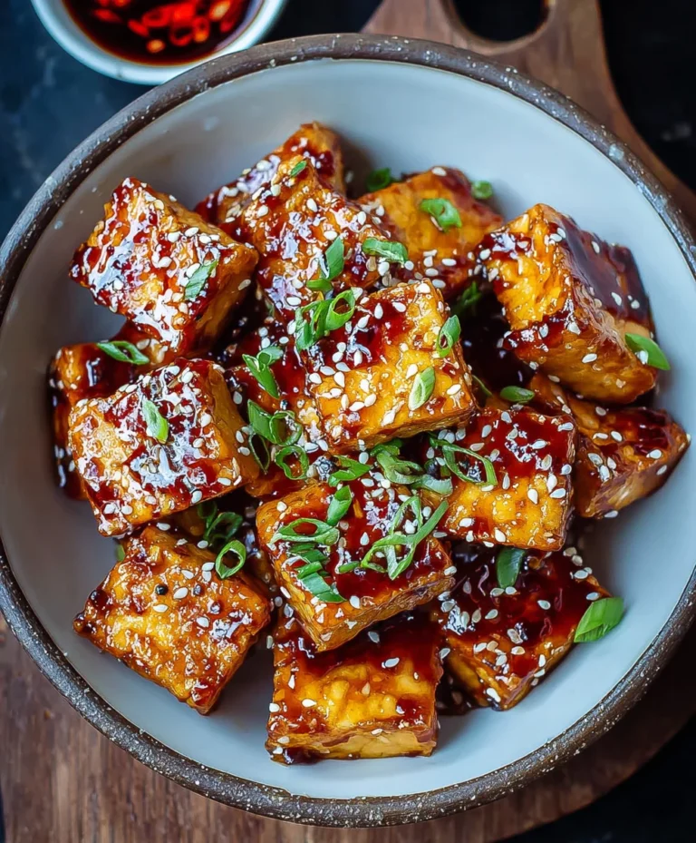 Crispy Sticky Tofu Recipe- Easy Flavorful Bites