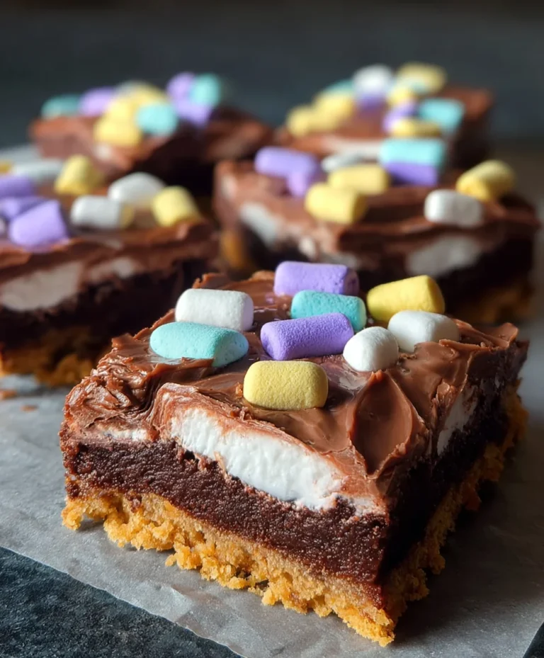 Peep Bars-Easy No-Bake Easter Treat