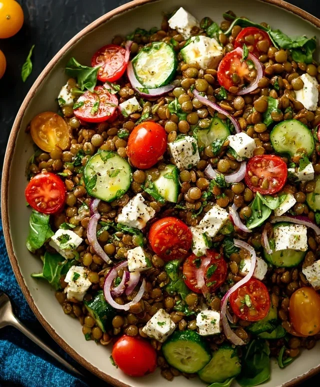 Mediterranean Lentil Salad