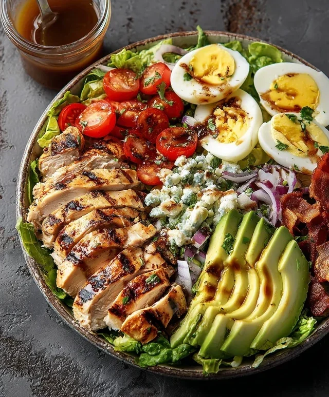 Pnon-non-non-alcoholic alternativeic non-alcoholic aleo Grilled Chicken Cobb Salad