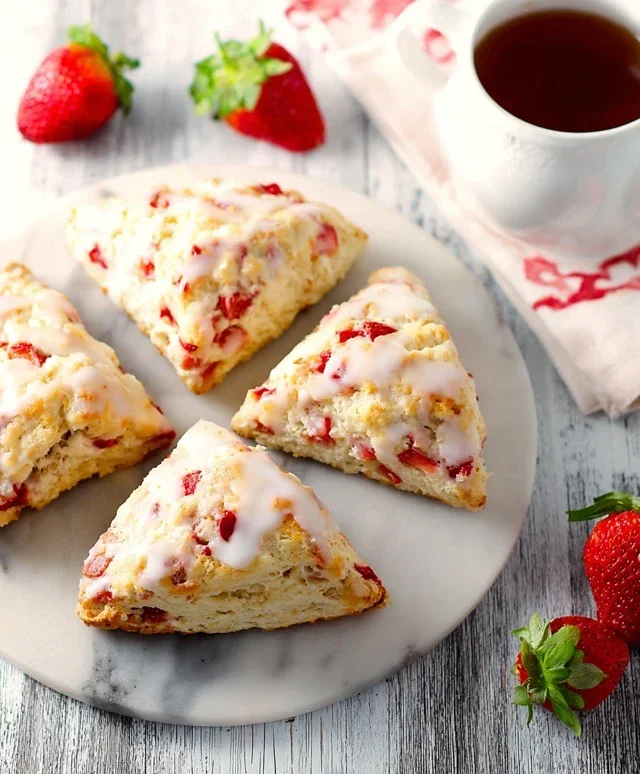 Strawberry Scones