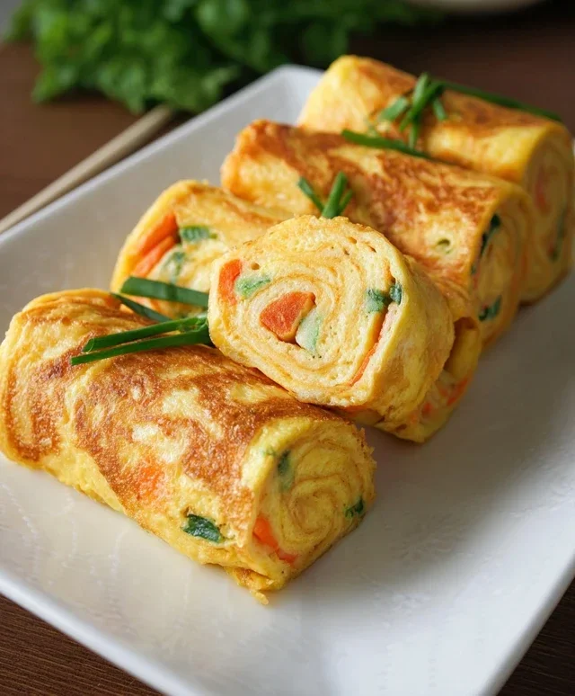 Gyeran Mari (Korean Rolled Omelette)