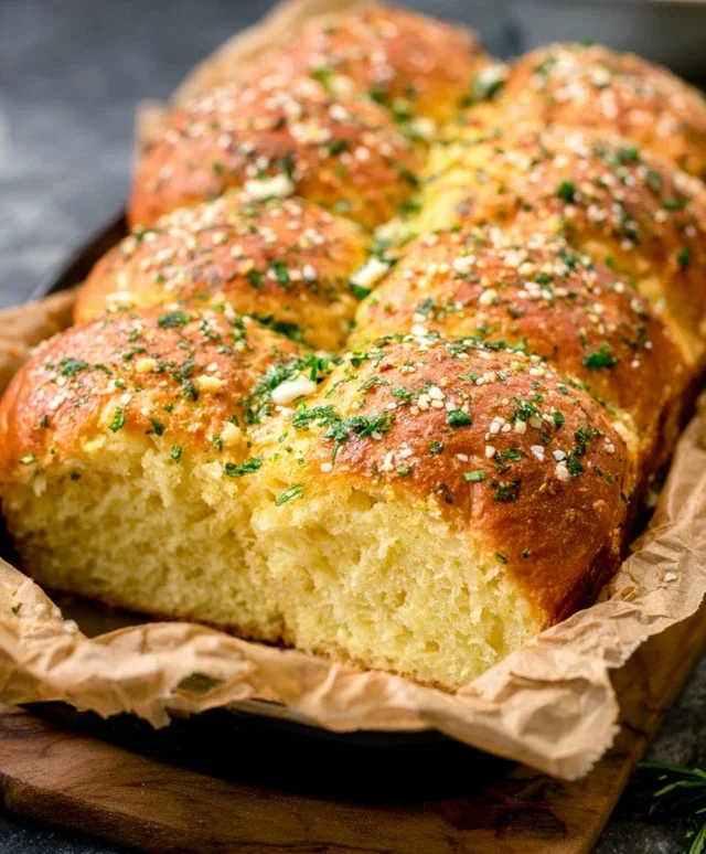 Garlic Butter Keto Bread