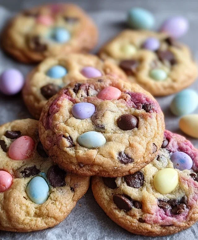 Easter Chocolate Chip Cookies