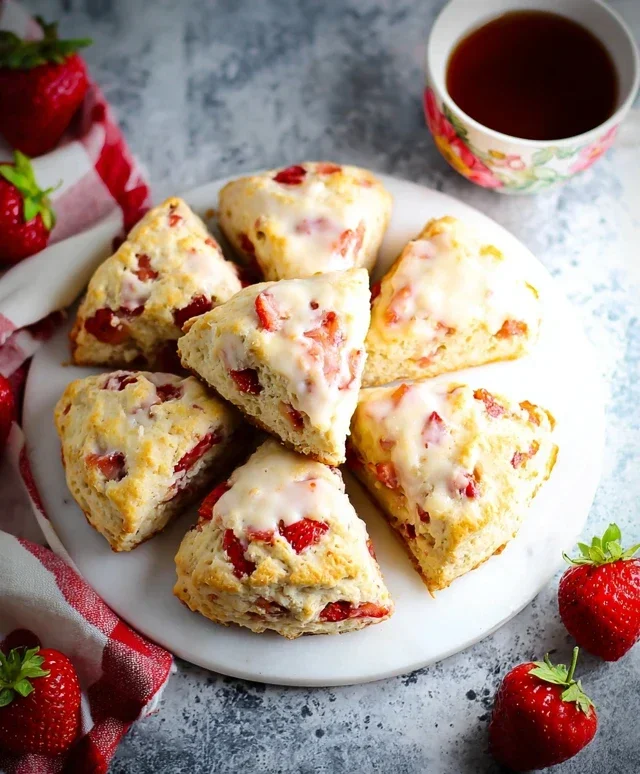 Strawberry Scones