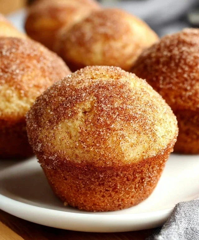 Keto Muffins- Classic Cinnamon "Sugar" Donut Style