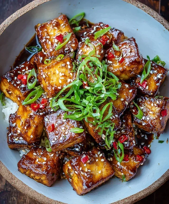 Crispy Sticky Tofu