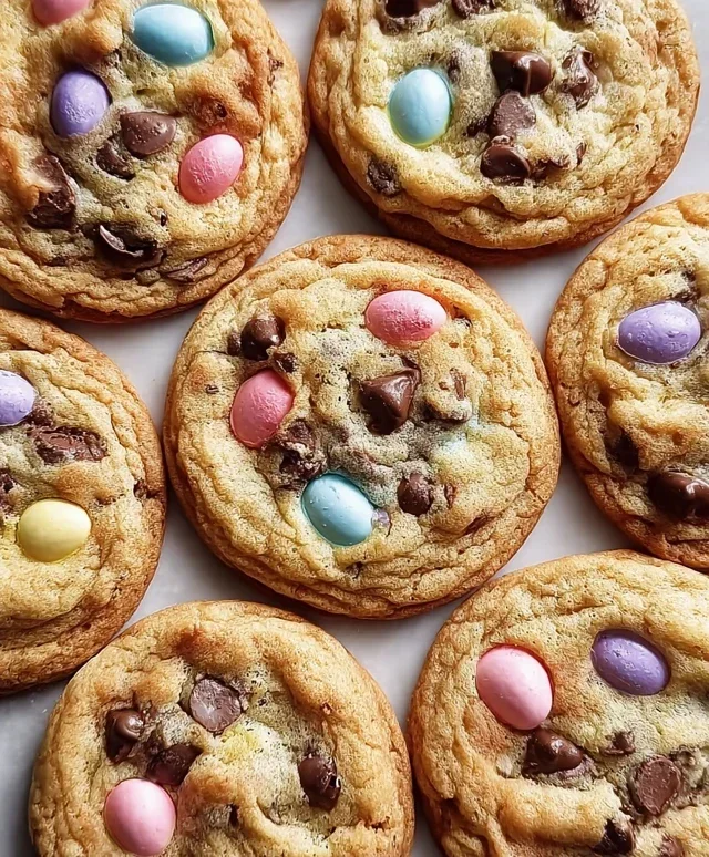 Easter Chocolate Chip Cookies