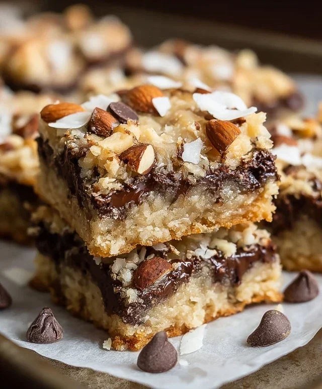 Almond Joy Cookie Bars
