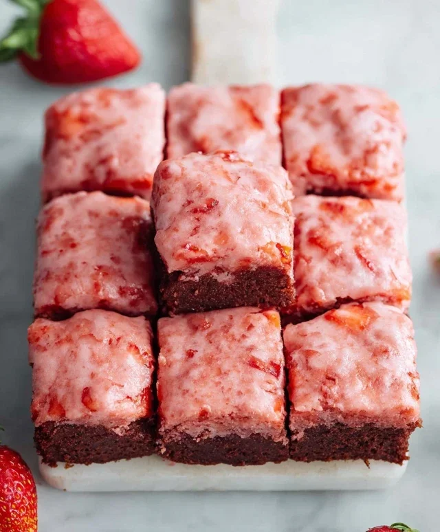 Strawberry Brownies