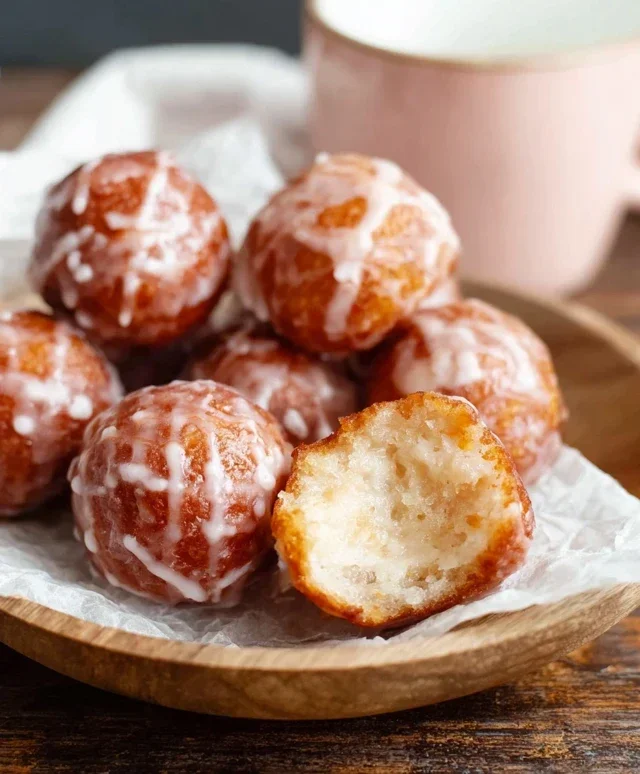 Easy Keto Glazed Donut Balls