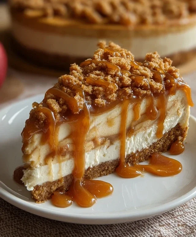 No bake Apple pie cheesecake