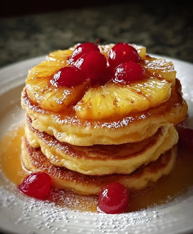 Pineapple Upside-Down Pancakes