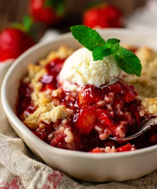 Strawberry Cobbler