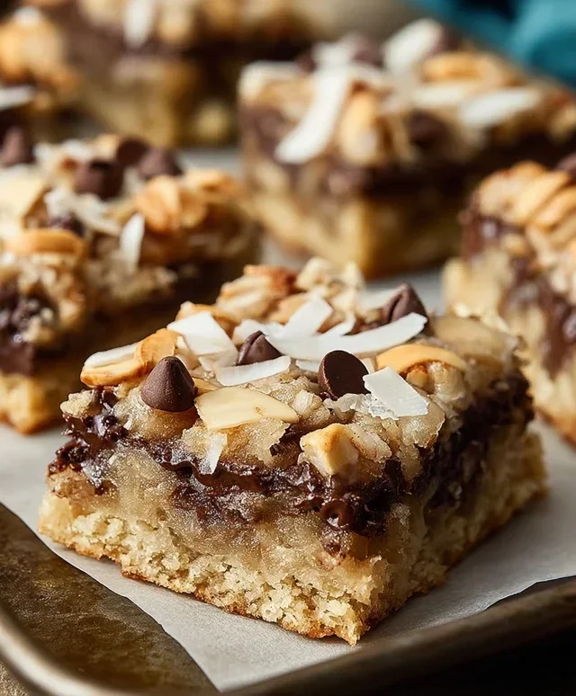 Almond Joy Cookie Bars