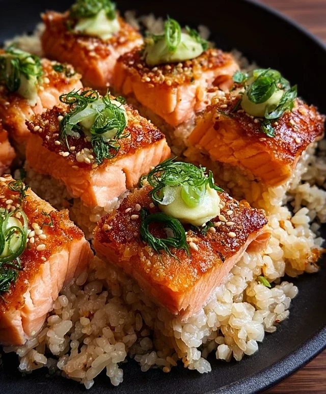 Salmon Crispy Rice