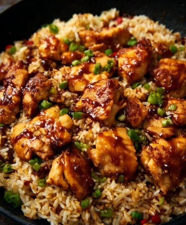 One-Pan Bold Honey BBQ Chicken Rice