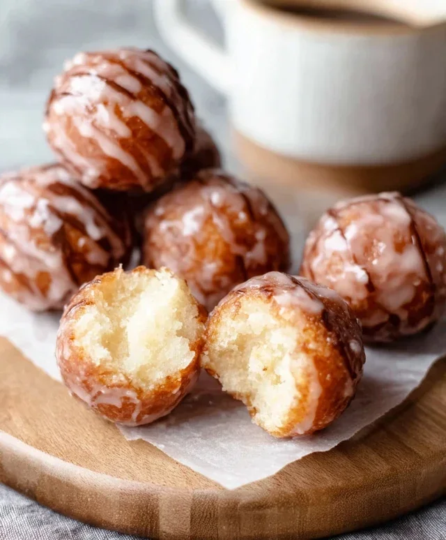 Easy Keto Glazed Donut Balls
