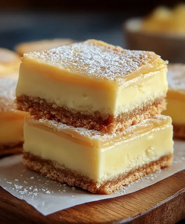 Vanilla Custard Cream Squares