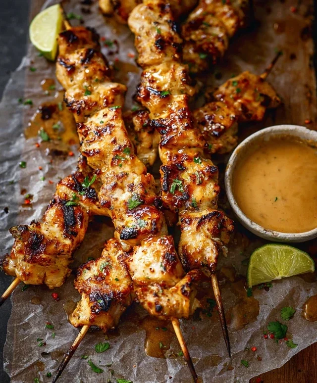 Bang Bang Chicken Skewers